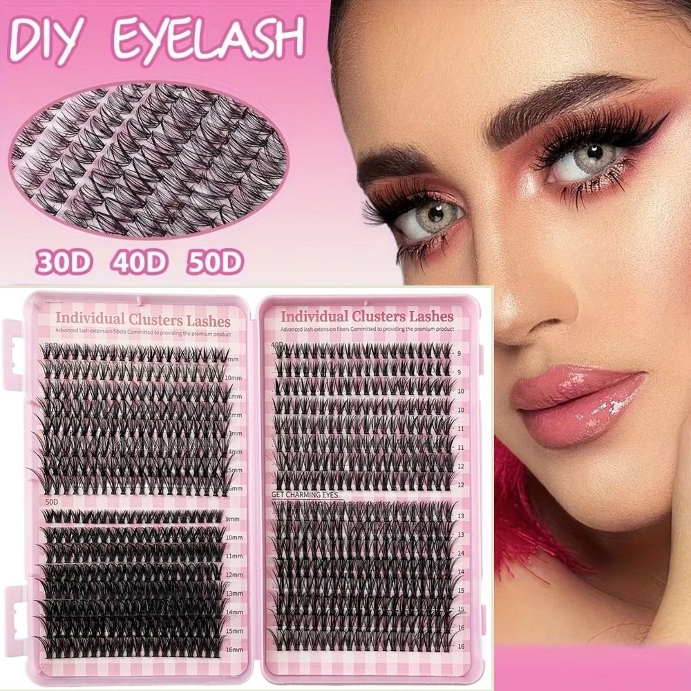 Eyelash Extension Look - 8-16mm Length False Eyelashes 30D/40D/50D/60D Natural