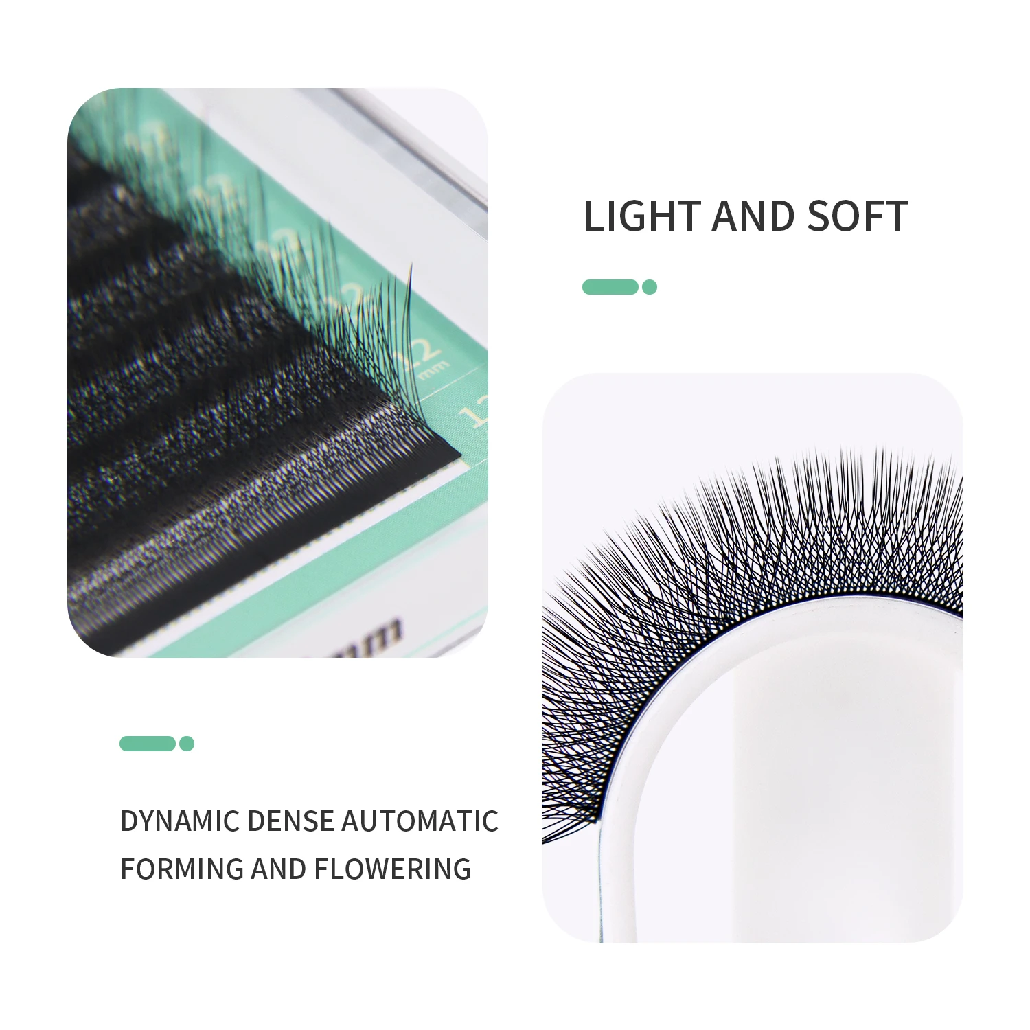 GLAMLASH 4D W Shape Eyelash Ex - огляд і ціна Eyelash Extension For Asian Eyes
