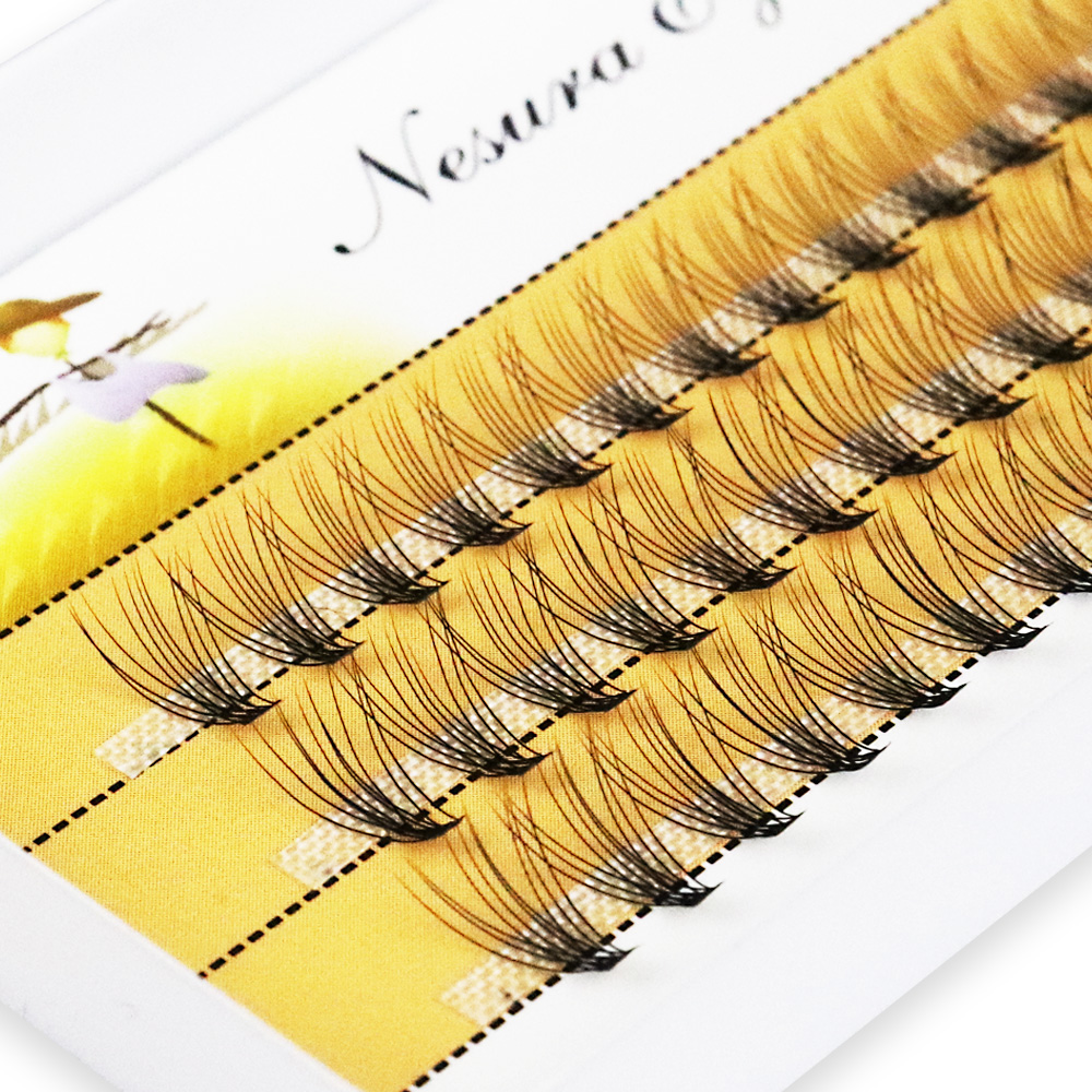 10D Faux Mink Eyelash Clusters - огляд і ціна Eyelash Extension Russian