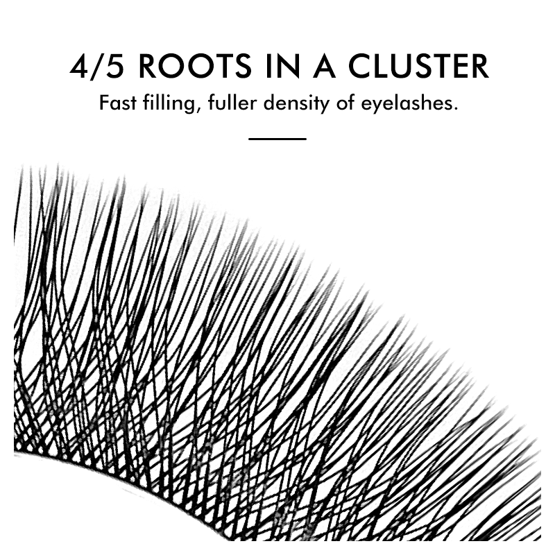 NATUHANA W-Shaped 4D 5D Volume - огляд і ціна Eyelash Extension For Asian Eyes