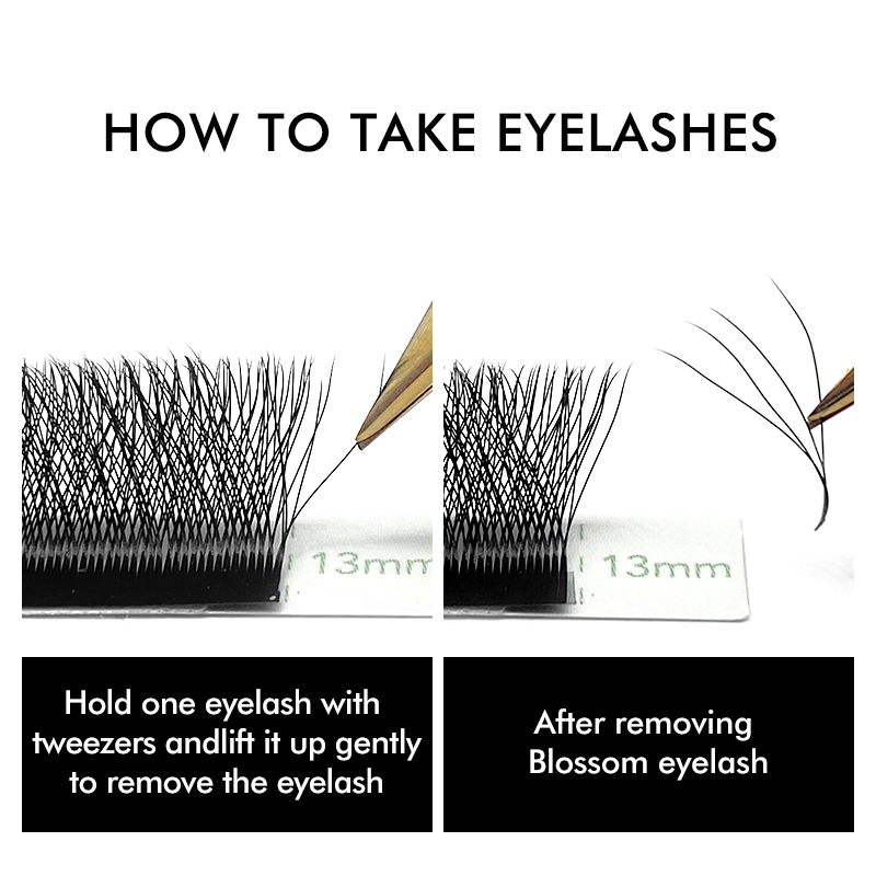 NATUHANA W-Shaped 4D 5D Volume - огляд і ціна Eyelash Extension For Asian Eyes