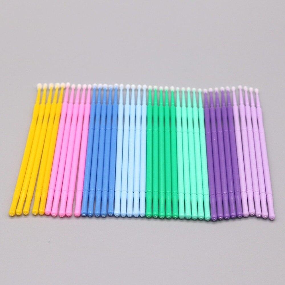 100pcs/lot Micro Brushes Make  - огляд і ціна Eyelash Extension Look