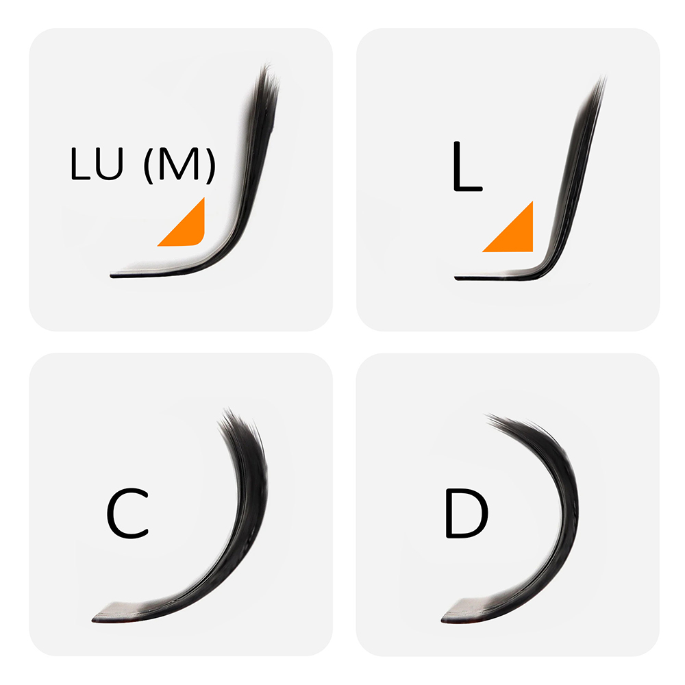 MASSCAKU L LU M Curl YY/W Shap - огляд і ціна Eyelash Extension Human Hair