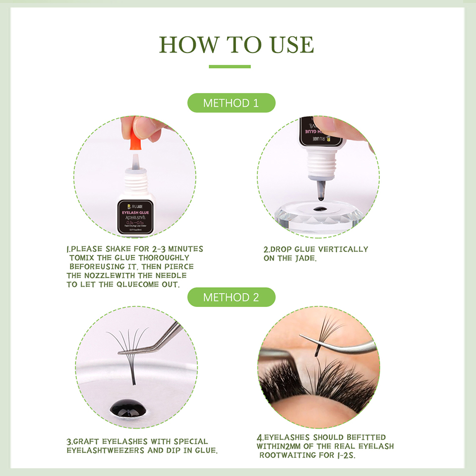 Professional 5/10ml 0.3S Eyela - огляд і ціна Eyelash Extension Eye Irritation