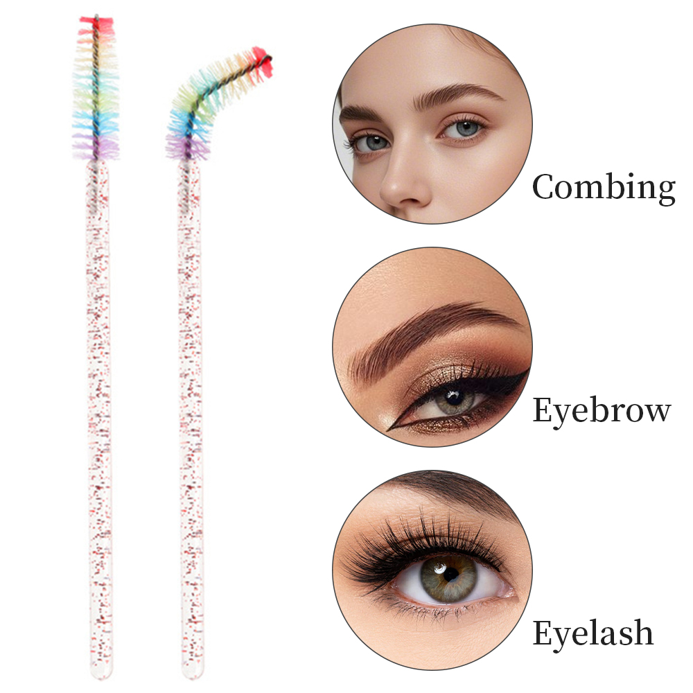 50PCS Rainbow Crystal Eyelash  - огляд і ціна Eyelash Extension London