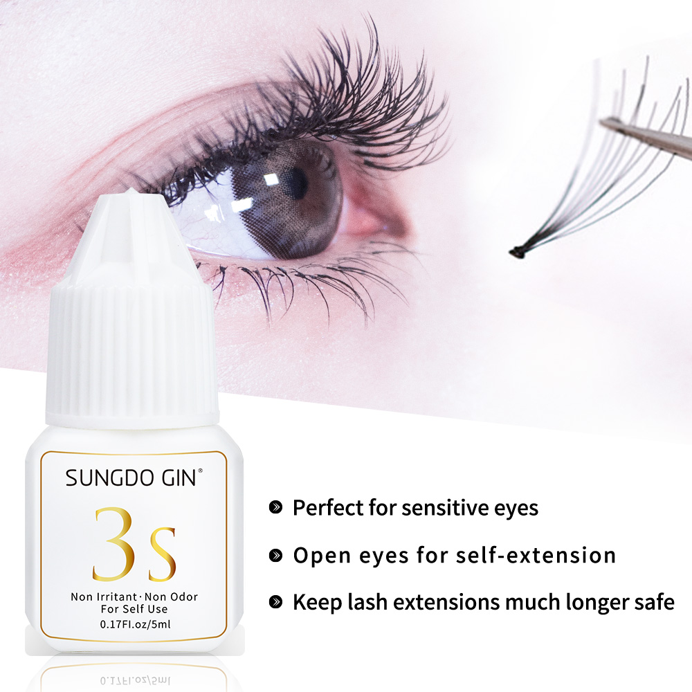 Eyelash Extension Glue 3S Fast - огляд і ціна Eyelash Extension Eye Irritation