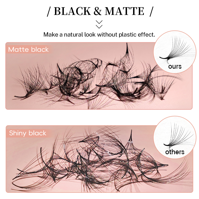 500 Premade Loose Lashes Pro M - огляд і ціна Eyelash Extension For Asian Eyes