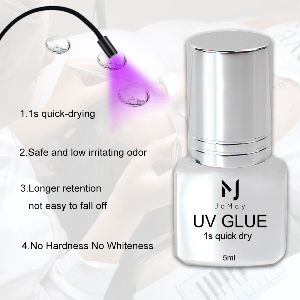 JOMAY UV Glue Strong Long Last - огляд і ціна Eyelash Extension Eye Irritation