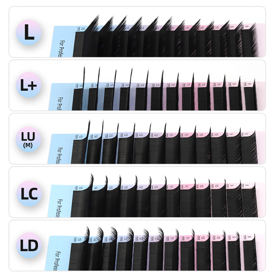 RUJADE L L+ LC LD LU(M) Curl I - огляд і ціна Eyelash Extension Russian