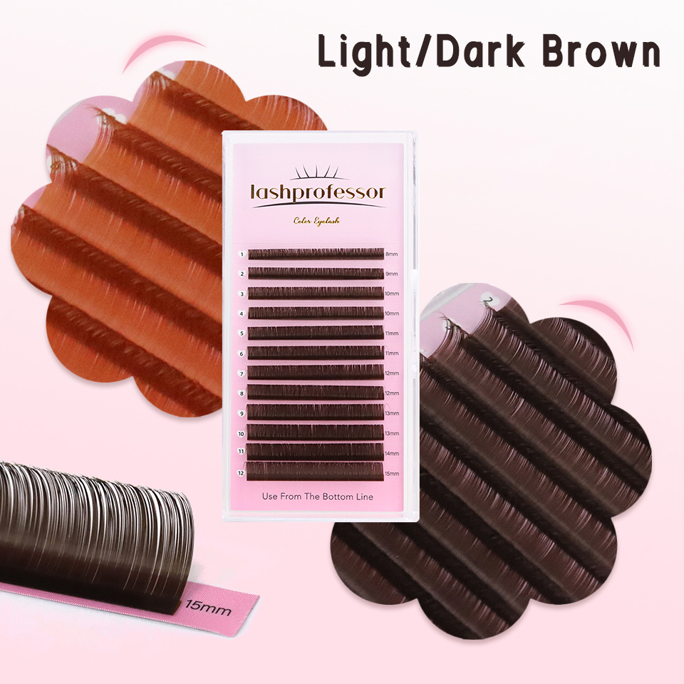 Dark Brown Eyelash Extension 0 - огляд і ціна Eyelash Extension Russian