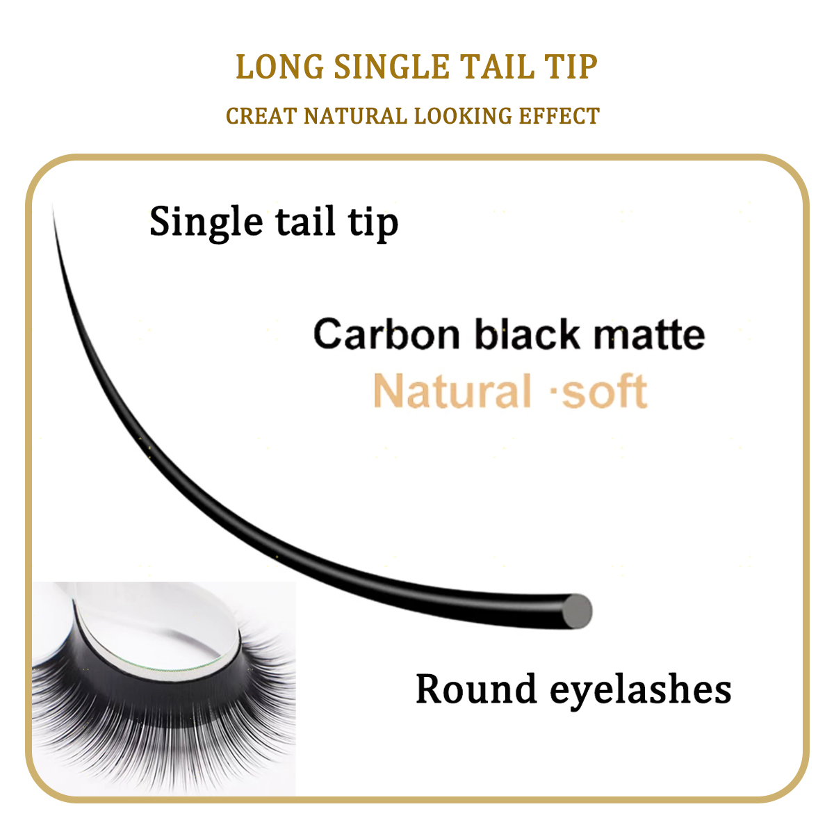 Domi Faux Mink False Individua - огляд і ціна Eyelash Extension Human Hair