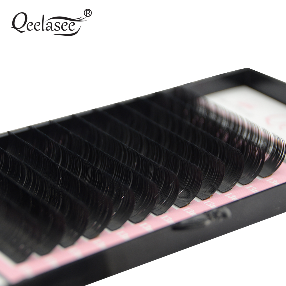 Qeelasee Faux Mink Individual  - огляд і ціна Eyelash Extension For Asian Eyes
