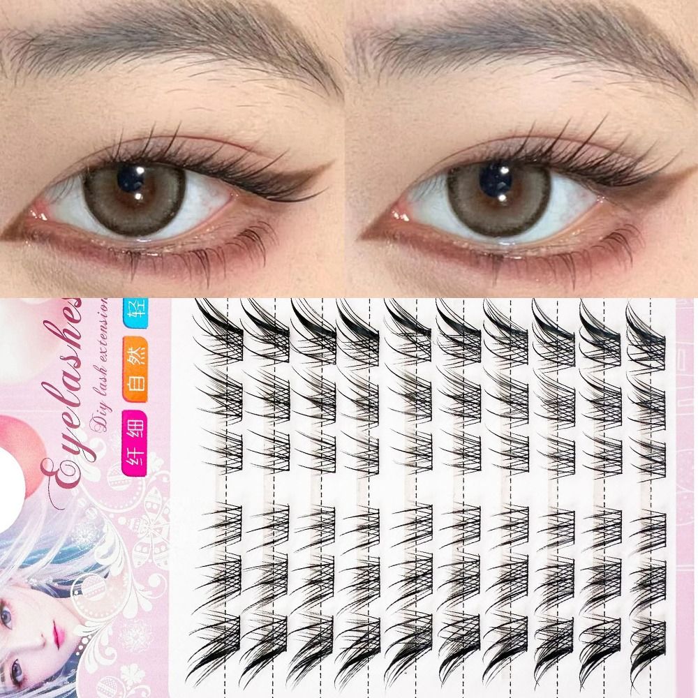 3D Cat Eye Clusters Lashes Nat - огляд і ціна Eyelash Extension Human Hair