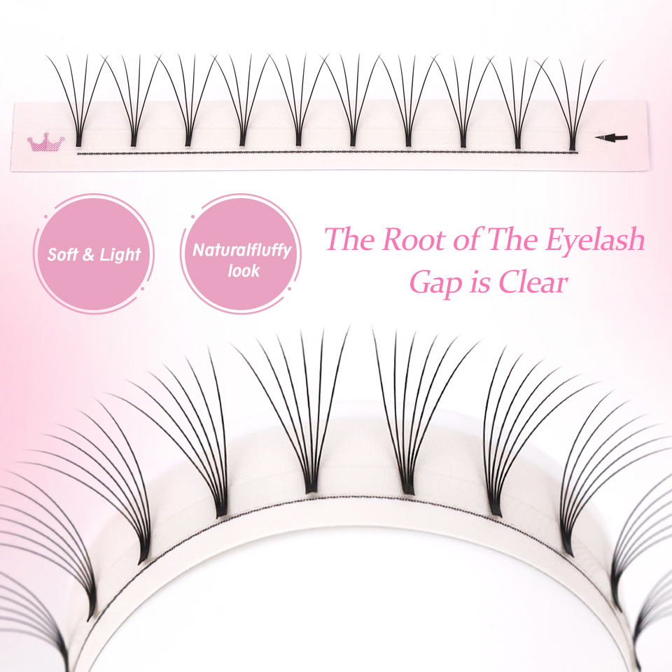 Rujade Premade Volume Fans Sho - огляд і ціна Eyelash Extension Russian